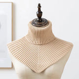 Faux Col Roulé en Maille Chaude
