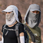 Casquette 4en1 avec masque intégré anti-UV