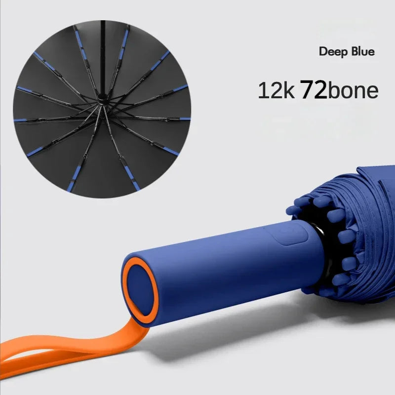 Large Umbrella ULTRA Flexible and Durable - 72 Fiberglass Ribs