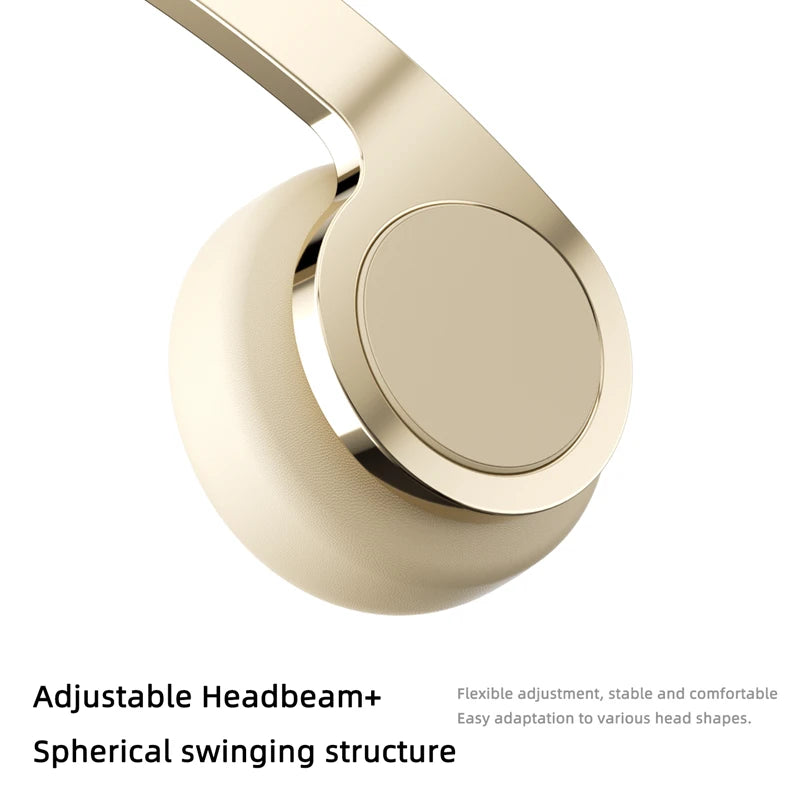 Casque Sans Fil Bluetooth 5.3 Style Rétro – Réduction Active du Bruit ANC, Son HiFi, Micro Intégré & Étanchéité IPX4