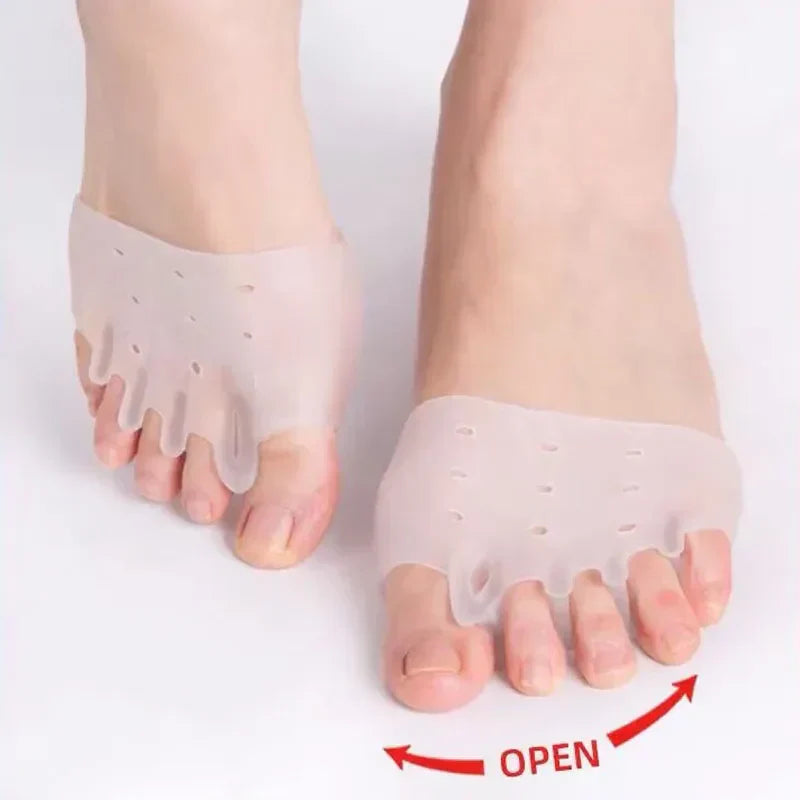 4x Silicone Forefoot Pads - Toe Alignment