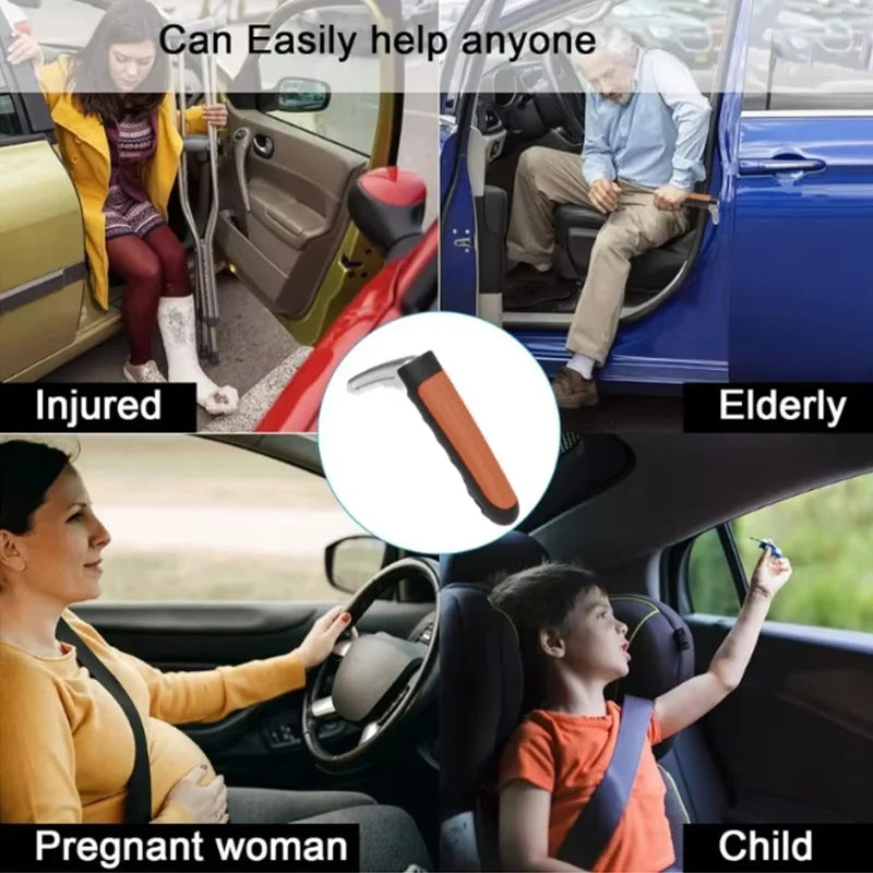 Poignée 2 en 1 Appui pour Personnes Âgées pour Voiture - Brise Vitre