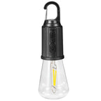 Pack of 2 Portable LED Camping Lanterns with Hook - USB Charging + 1 FREE