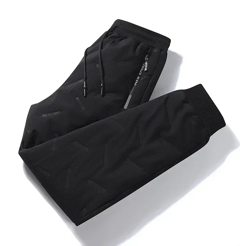 Waterproof fleece-lined jogging bottoms