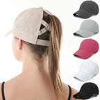 Casquette Femme Séchage Rapide à Queue de Cheval
