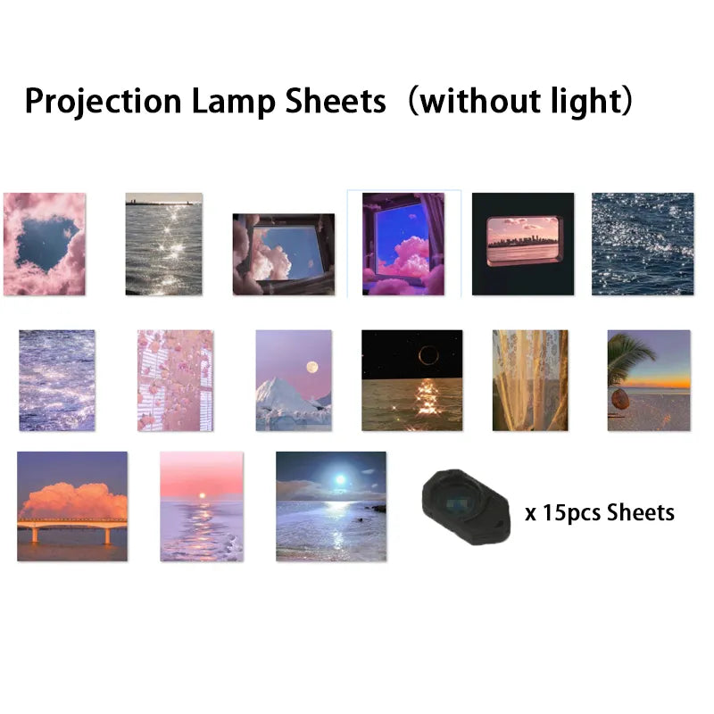 Lampe Projecteur - Planètes et Paysages