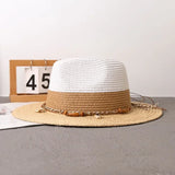 Chapeau de Paille d'été Style Bohème