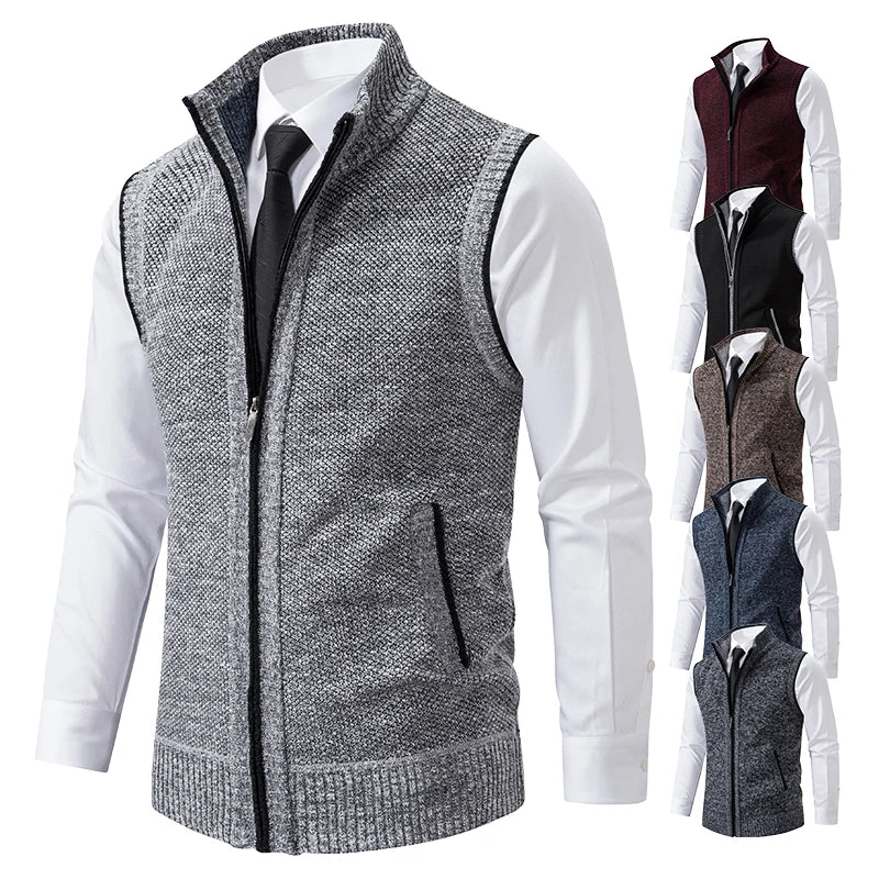 Sleeveless Knitted Vest