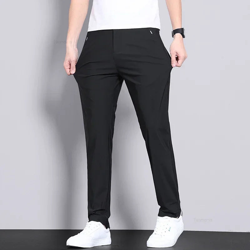 Men's Flowy Trousers – Lightweight, Moisture-Wicking