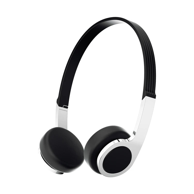 Casque Sans Fil Bluetooth 5.3 Style Rétro – Réduction Active du Bruit ANC, Son HiFi, Micro Intégré & Étanchéité IPX4