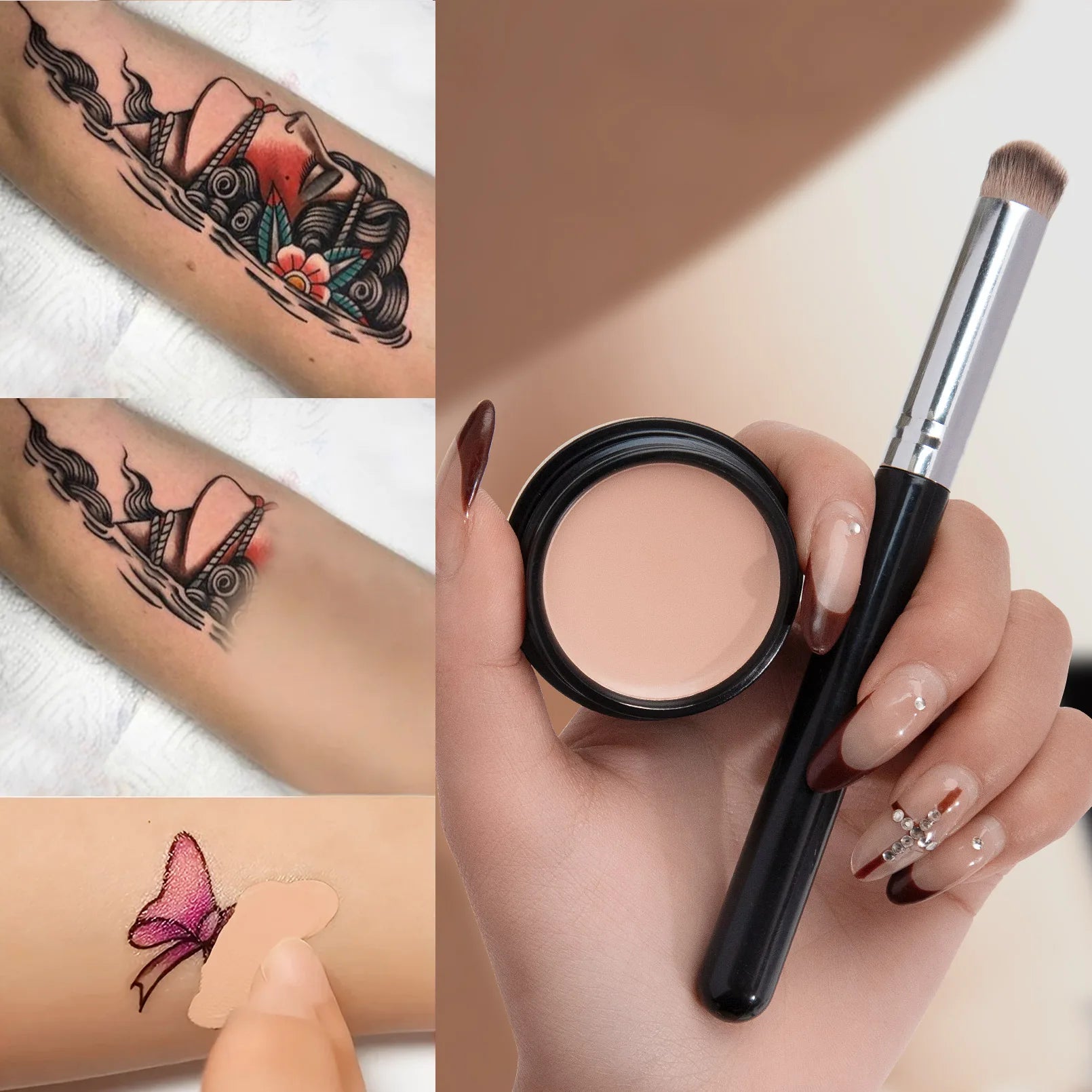 Correcteur ULTRA Couvrant Anti-Cernes Longue Tenue + Pinceau OFFERT
