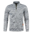 Men's Turtleneck Zip-Up Sweater