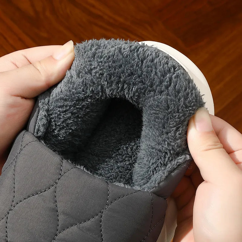 Pantoufles imperméables confort extrême - Douces et moelleuses