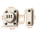 3-Digit Combination Alloy Door Lock