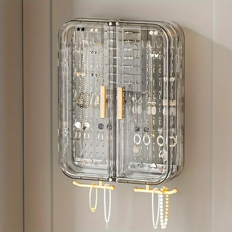 Large Capacity Wall-Mounted Jewelry Box