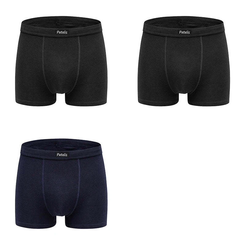 Lot de 3 Boxers Homme en Coton Grande Taille – Confort Premium du XL au 8XL