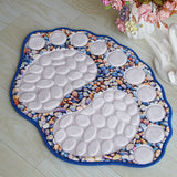 Tapis de bain ultra absorbant en forme de pieds