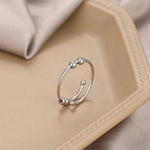 Bague d'anxiété ajustable pour femme