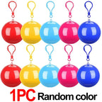 Lot de 10 Ponchos Imperméables jetables de Poche