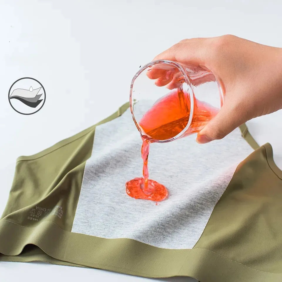 Pack of 3 Ice Silk Leakproof Panties