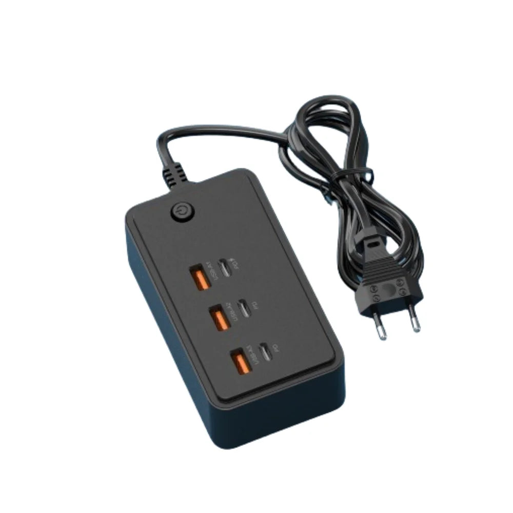 USB Power Strip with Built-in 35W Stand