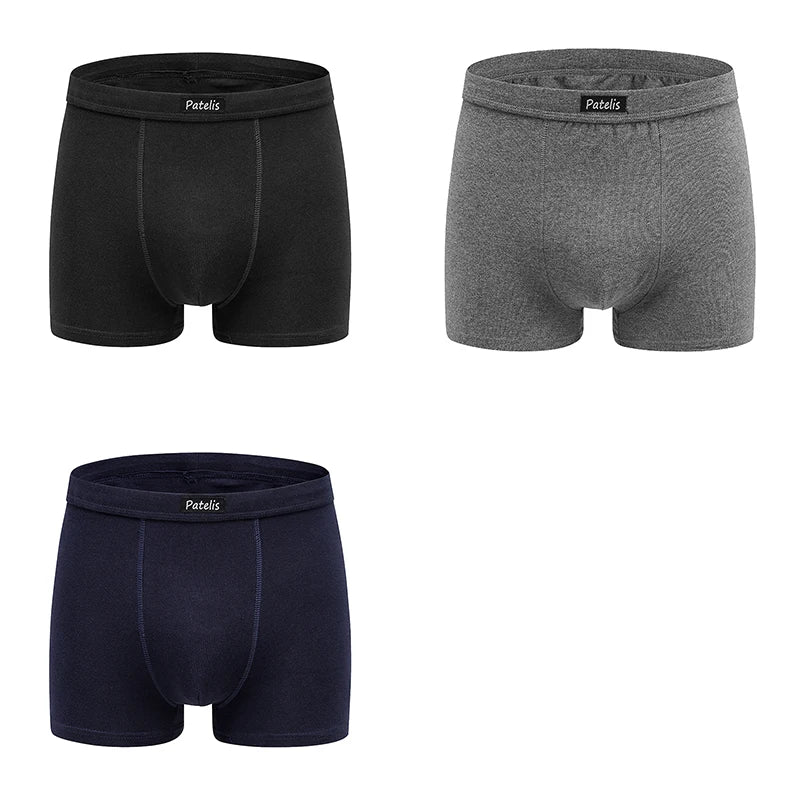 Lot de 3 Boxers Homme en Coton Grande Taille – Confort Premium du XL au 8XL