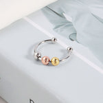 Bague d'anxiété ajustable pour femme