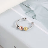 Bague d'anxiété ajustable pour femme