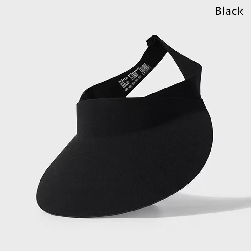 Women's Foldable & Adjustable Anti-UV Visor – Quick-Drying Wide Brim for Summer