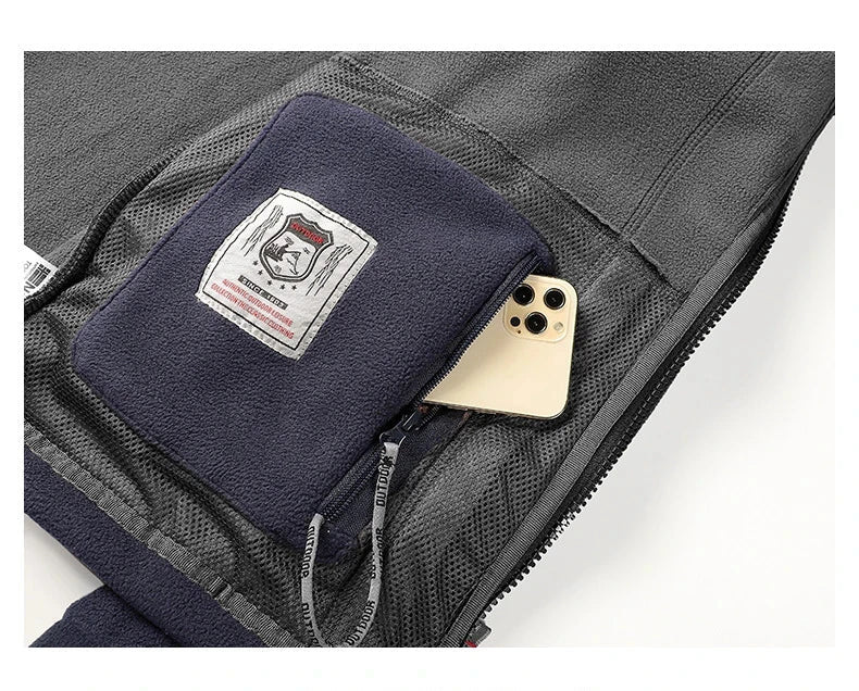 NORWAY - Unisex thick fleece gilet - Inside pockets