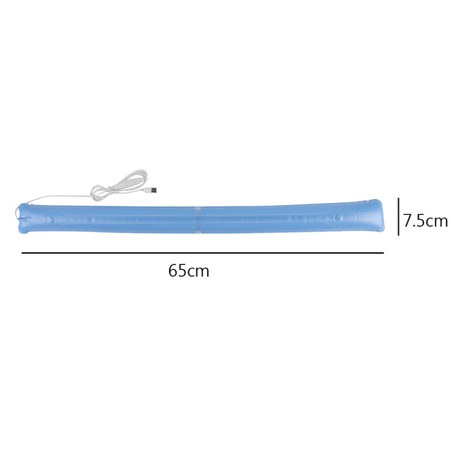 Inflatable folding lamp