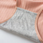 Lot de 7 Culottes en Coton Côtelée à Petit Noeud