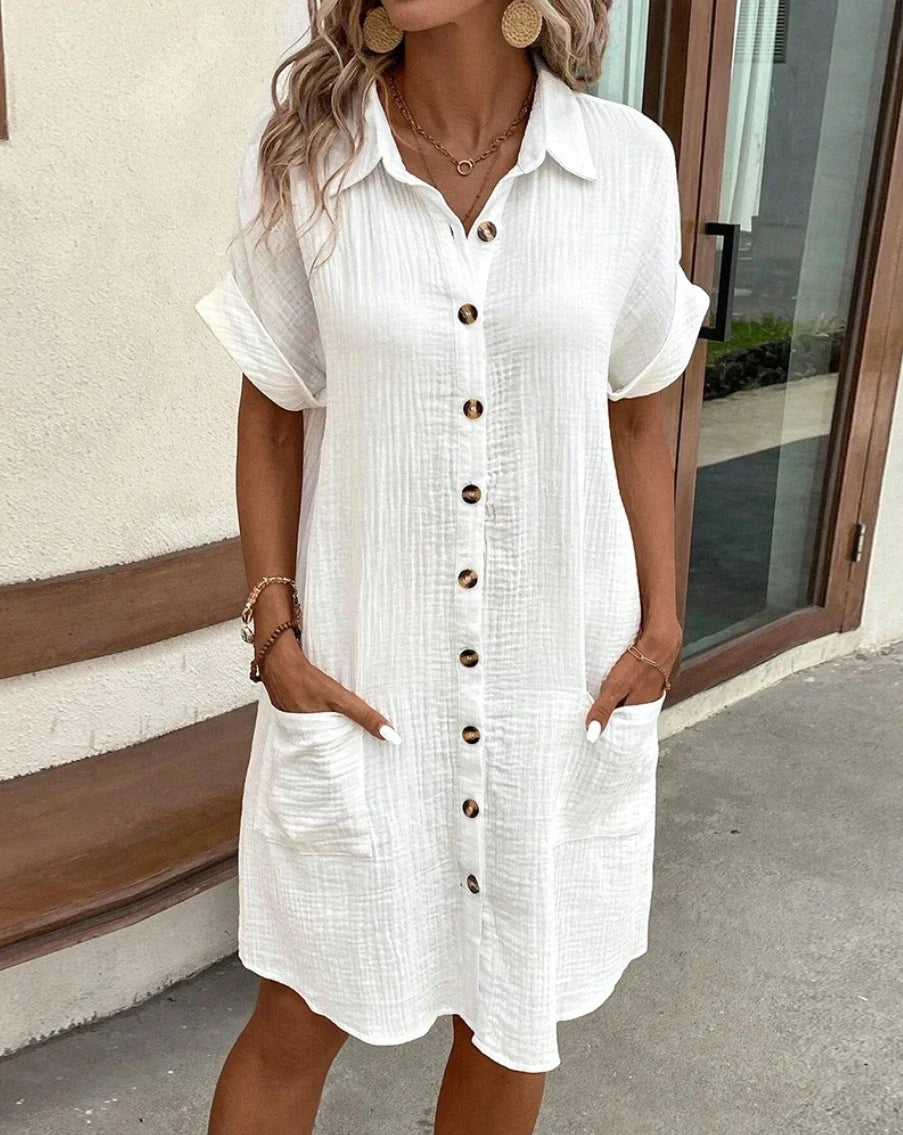 Women's Vintage Cotton Gauze Dress
