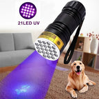 21 LED UV Flashlight for Bed Bug Detection