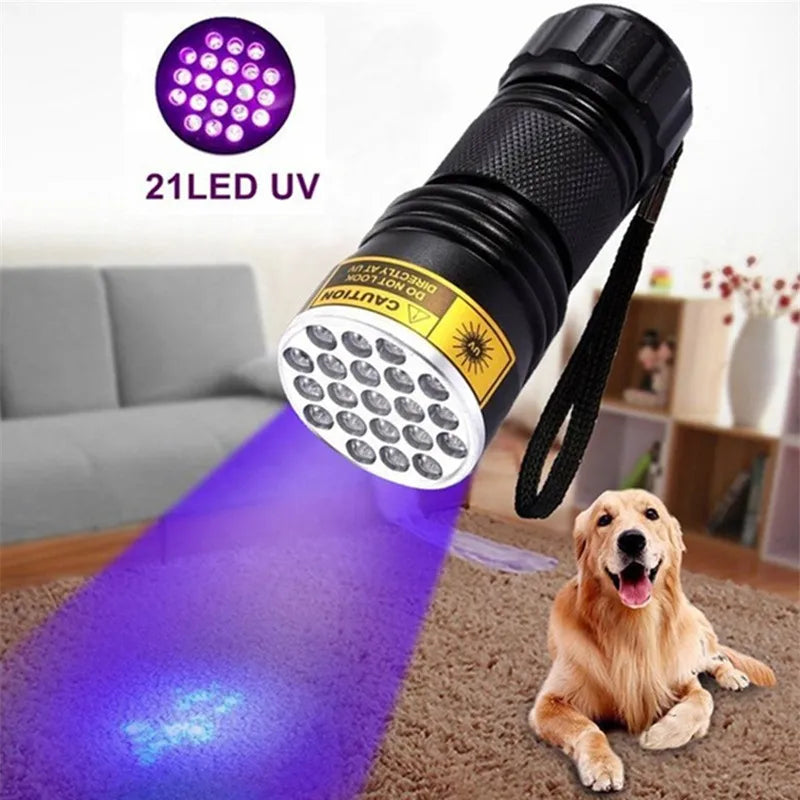 21 LED UV Flashlight for Bed Bug Detection
