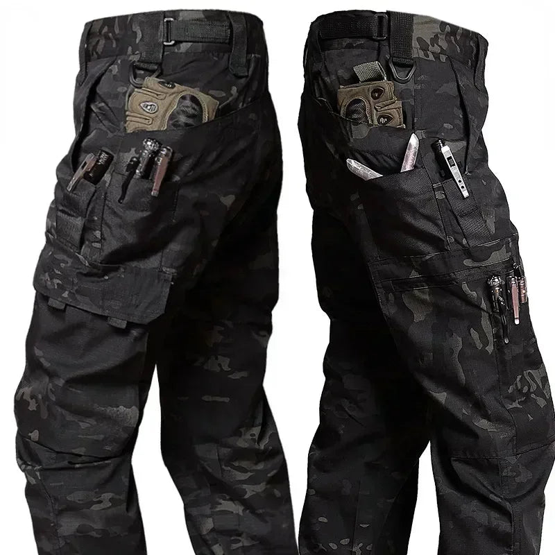Military Multi-Pocket Cargo Trousers