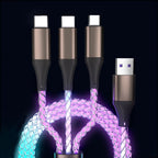 3-in-1 RGB Light Cable - 66W Charging