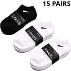 Pack 20 Pairs of Men's/Women's Socks – Absorbent & Comfortable