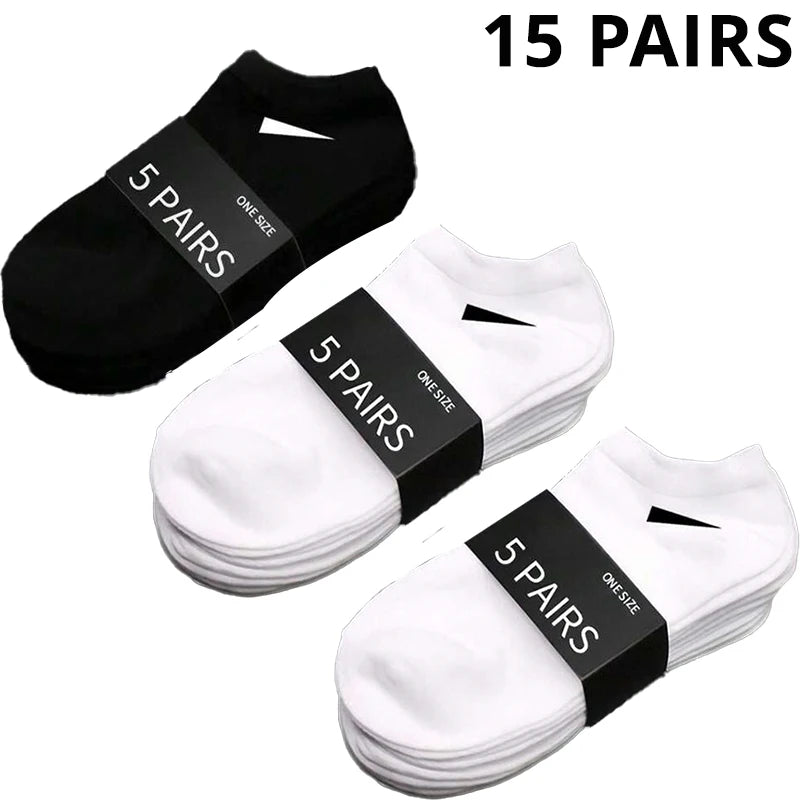 Pack 20 Pairs of Men's/Women's Socks – Absorbent & Comfortable