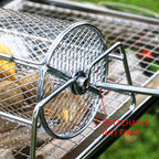 Stainless Steel Rotating BBQ Basket