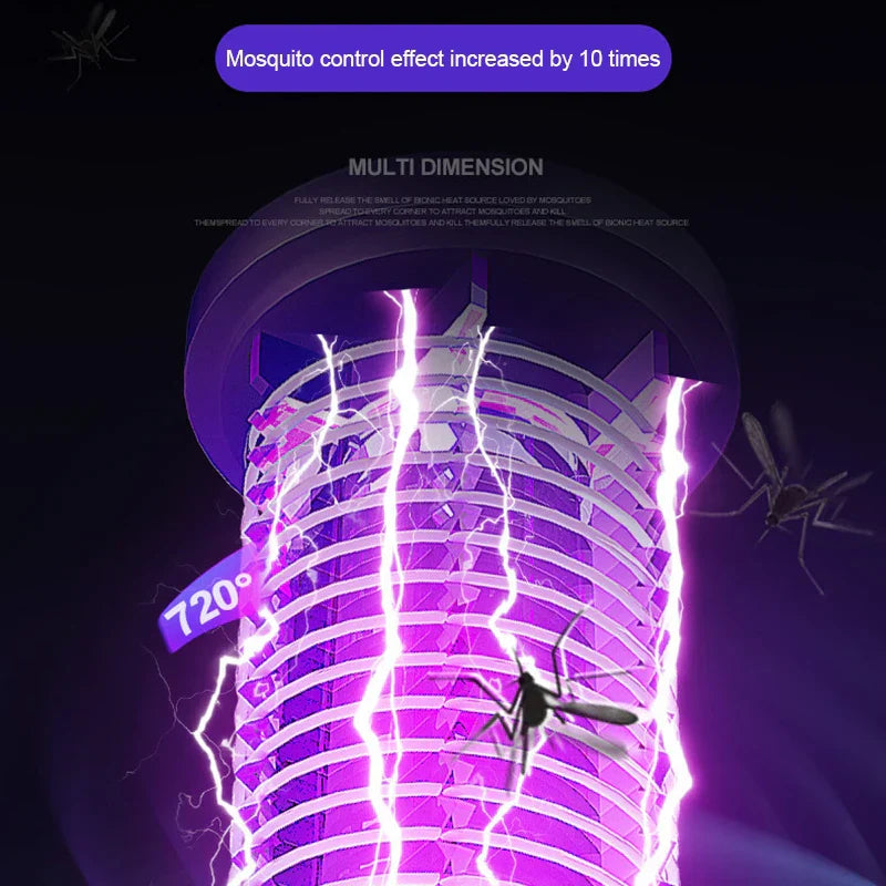 Mousti'KILL: Portable Electric Mosquito Killer Lamp