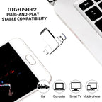 USB 3.2 Flash Drive Up to 16TB + FREE Type-C Adapter