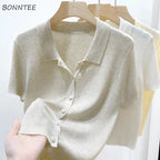 Fine knit short sleeve cardigan