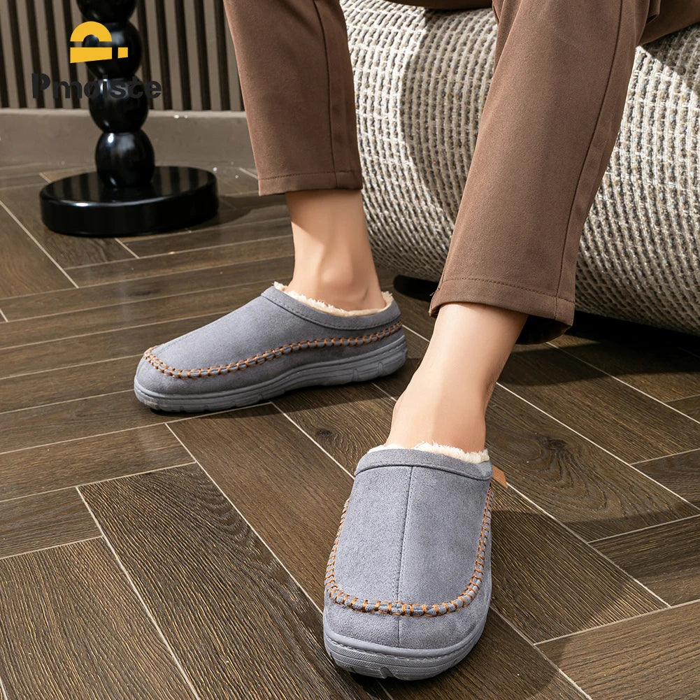 Men's Warm & Non-Slip Easy Slip-On Slippers