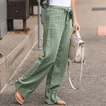 Luna - Pantalon en lin respirant pour femme