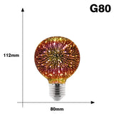 Ampoule LED feu d'artifice coloré 3D