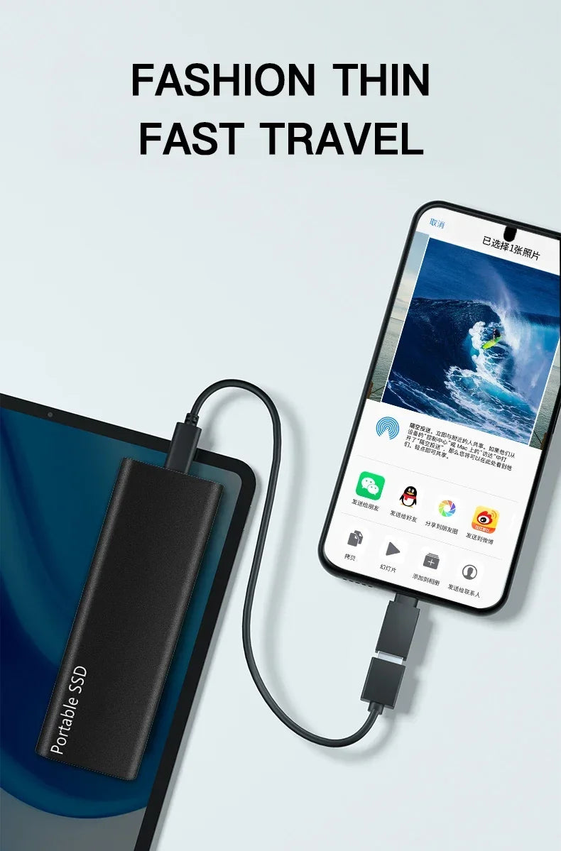 USB 3.1 External SSD Hard Drive