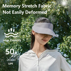 Visière Femme Pliable & Réglable Anti-UV Femme – Large Bord à Séchage Rapide pour l’Été