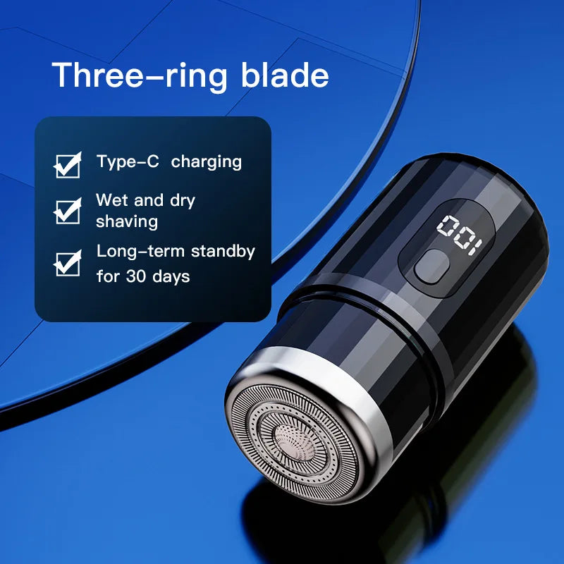 3D Electric Mini Shaver - Wet or Dry Shave