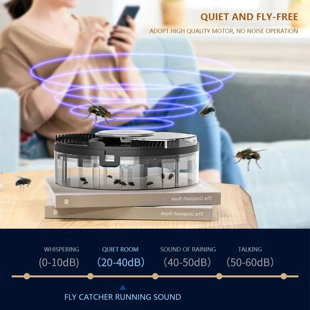 Wireless Rechargeable Fly Trap – Silent